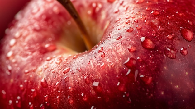 Photo close up of fresh apple texture