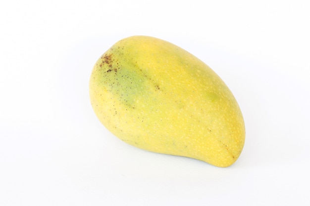 Close up of fresh Mangos  on white background