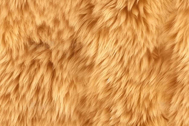 a close up of a furry animal with a very long hair generative ai