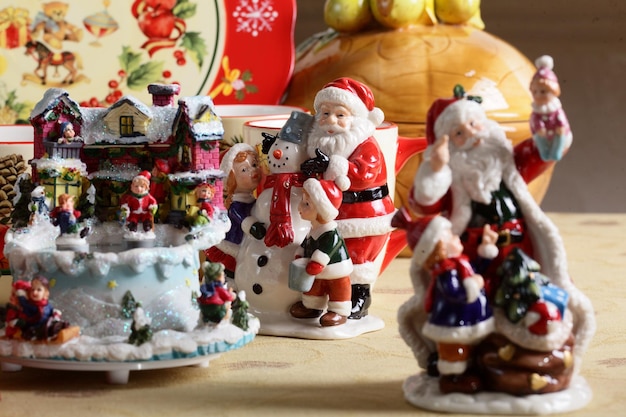 Close-up of gingerbread house