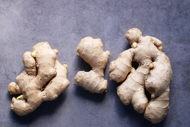 Close up of Gingers on chopping board