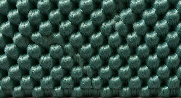 a close up of a green leather textured fabric