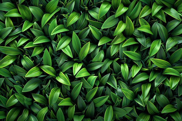 Photo a close up of green leaves with a white background