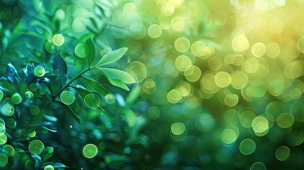 close up of a green plant with the light shining through it