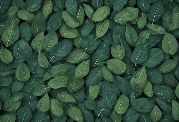 Photo a close up of a green plant with many leaves