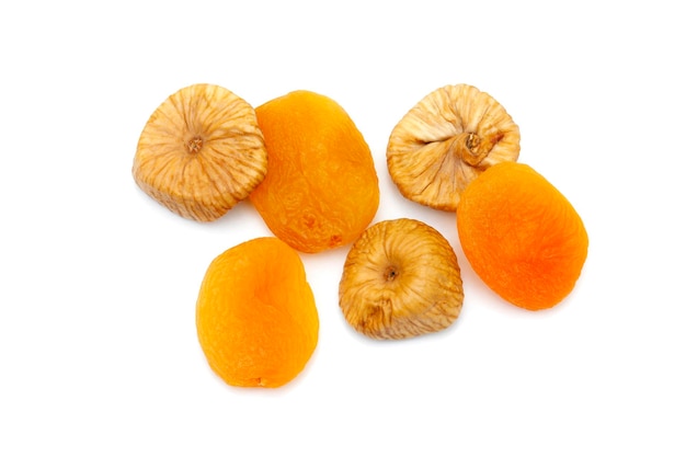 A close up of a group of dried fruits