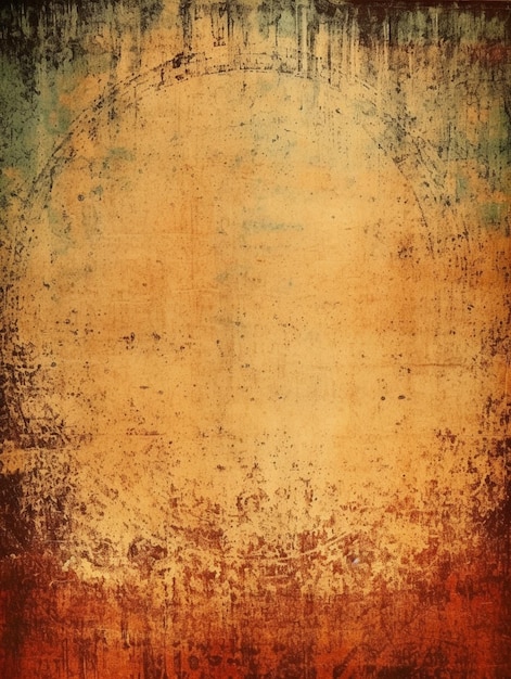 a close up of a grunge textured background with a circle generative ai