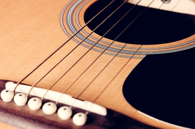 Photo close-up of guitar