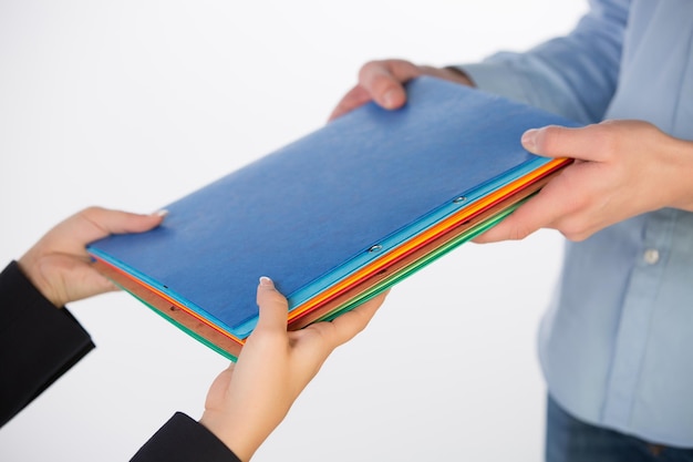 Close-up of hand holding book