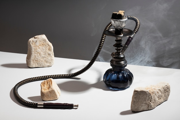 Close up on hookah for vaping