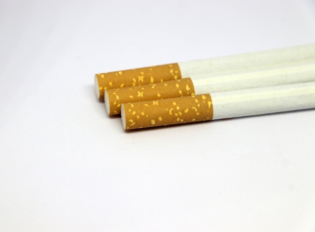 Close up image of cigarette World No Tobacco Day concept