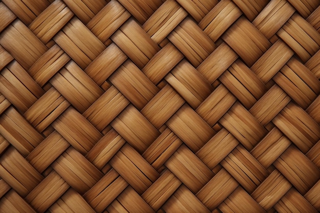 A close up image of the woven flooring of a wall