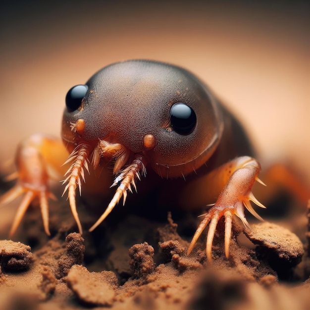 close up of insect macro background