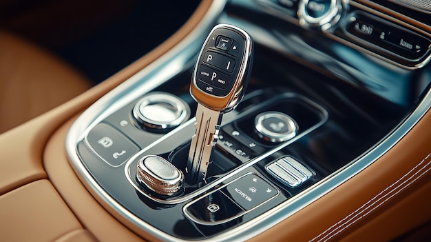 Photo a close up of the interior of a car with the word honda on the dashboard