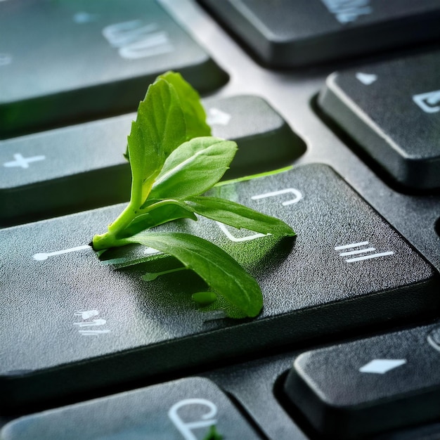 Photo a close up of a keyboard with the word quot i quot on it