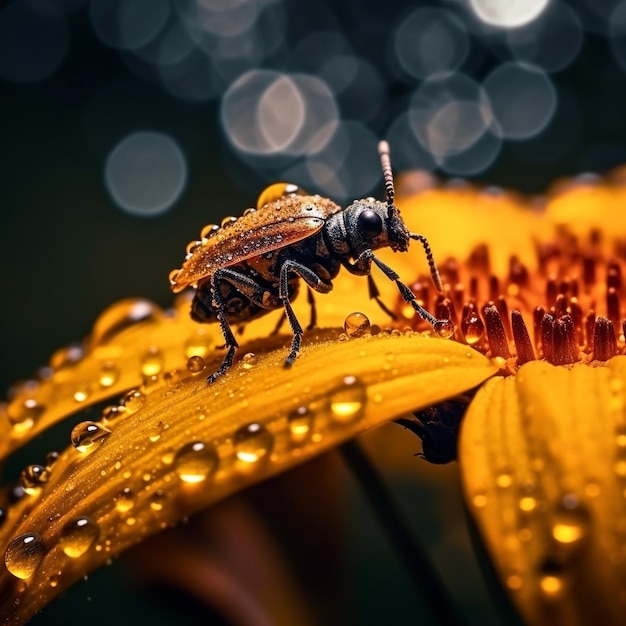 close up ladybug