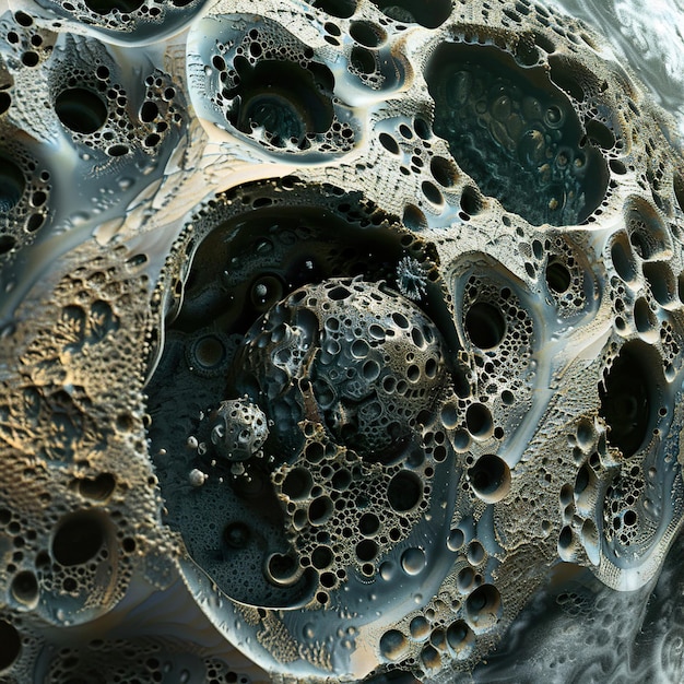 a close up of a large circular object with a large amount of liquid in it