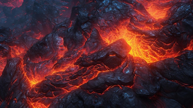 A close up of a lava flow with the word lava on the bottom