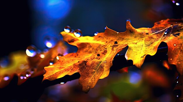 A close up of a leaf