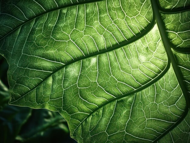 Close up of a leaf