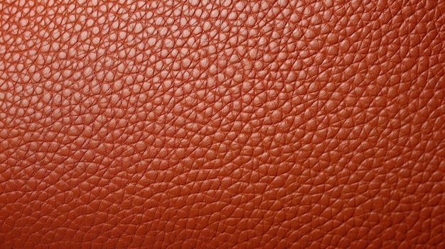 A close up of a leather texture that is orange.