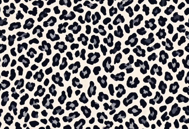 Photo a close up of leopard print on a white background