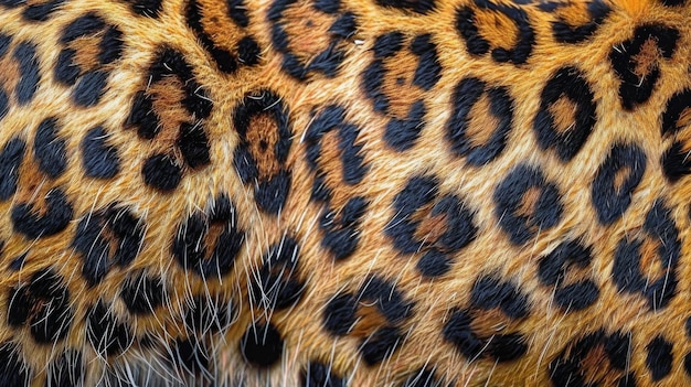 Close Up of Leopard Skin