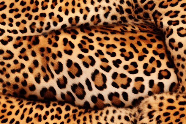 A close up of a leopard skin