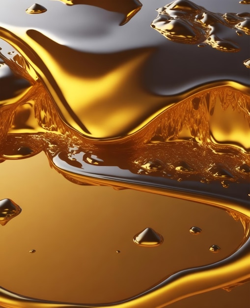 A close up of a liquid with the word gold on it