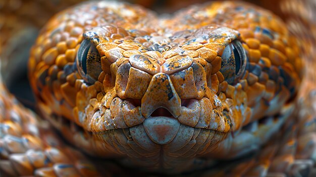 a close up of a lizards mouth and nose