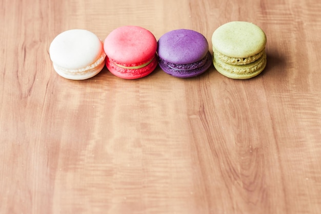 Close-up of macaron on table