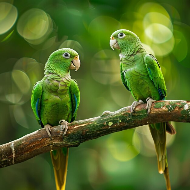 Photo close up of macaw perching on wildlife background