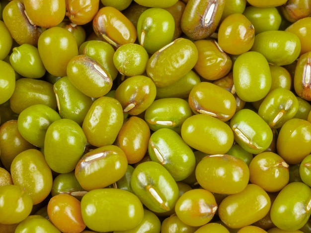 Close up,macro group of mung beans