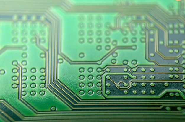 Close up of Mainboard Electronic computer background.