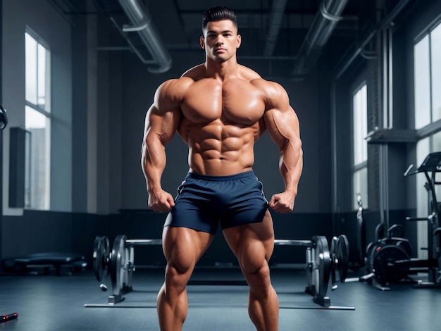 close up on man doing crossfit workout