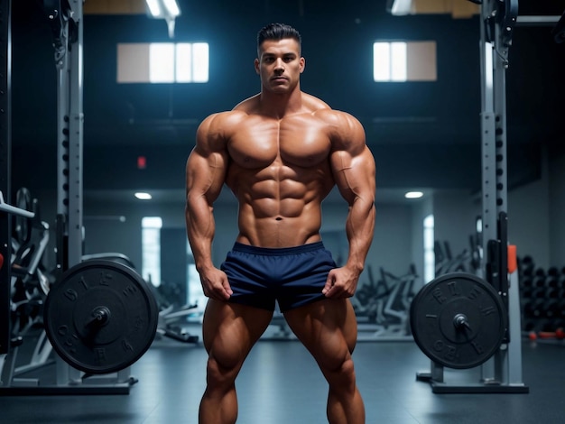 close up on man doing crossfit workout