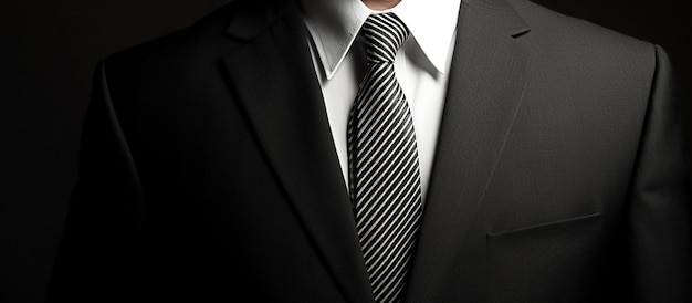 Photo a close up of a man in a suit and tie