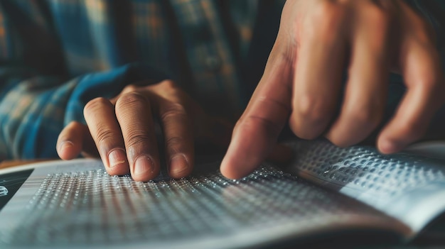 Photo close up of a mans hands typing on a computer keyboard