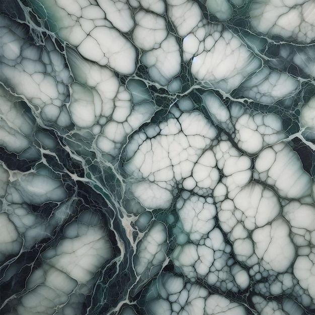 Photo a close up of a marble floor with a green and white pattern