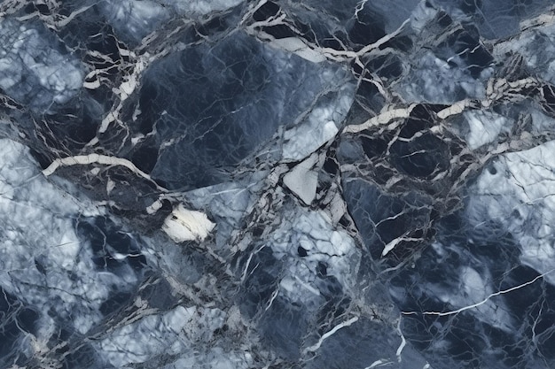 A close up of a marble surface with a bunch of rocks generative ai