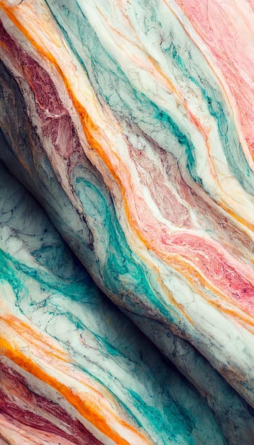 A close up of a marbled fabric with a colorful pattern.