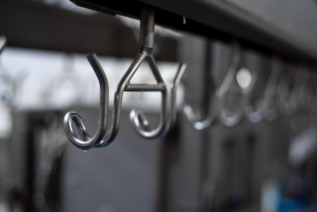 A close up of a metal bar with the letters ja on it