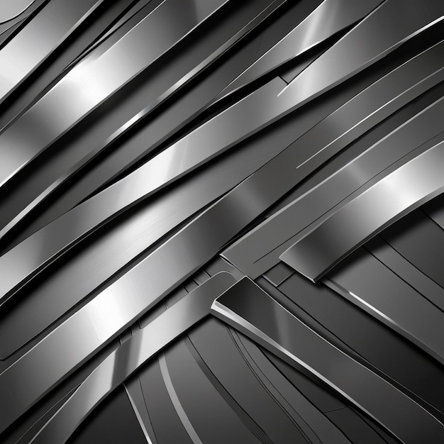 Photo a close up of a metal piece with a few silver strips