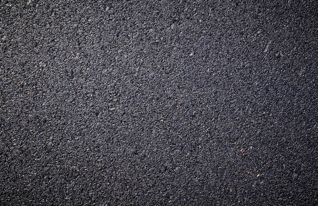 Close up of new asphalt road texture can be use as background