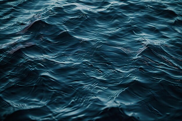 Photo a close up of the oceans surface with a blue water surface