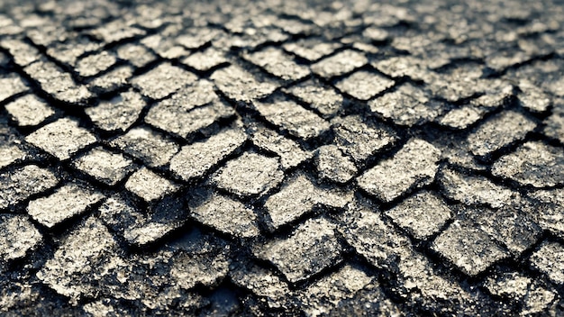 Close up old asphalt road texture background