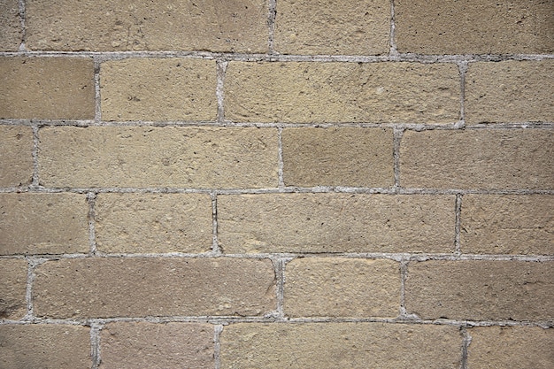 Close-up of old brick wall background.