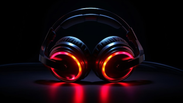 Close up of pair of headphones