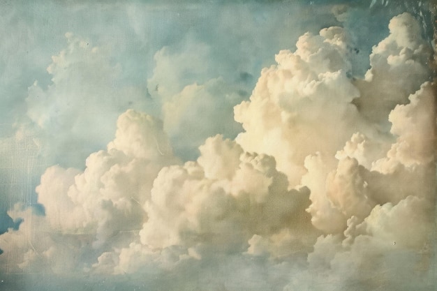 Photo close up on pale cloud painting cloud backgrounds