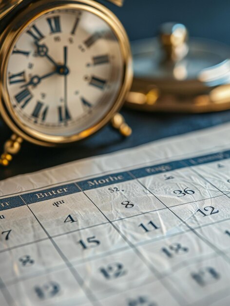 a close up of a paper with a clock and a paper with the time of 5 30